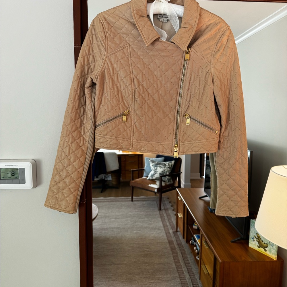 Tan Quilted Haute Hippie Women's Jacket